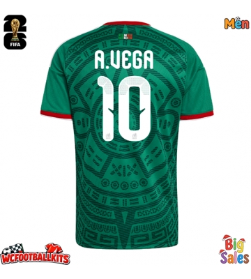 Mexico Alexis Vega #10 Replica Home Stadium Shirt World Cup 2026 Short Sleeve